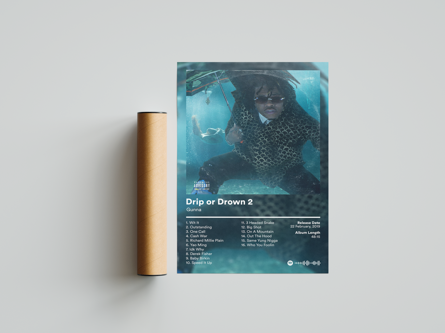 Gunna 'Drip or Drown 2' Album Poster