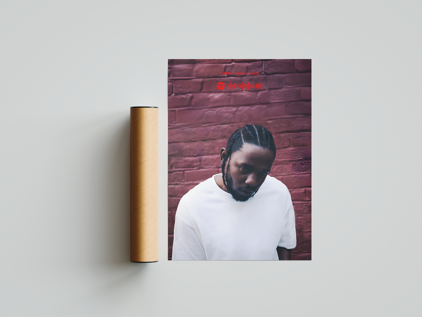 Kendrick Lamar 'DAMN' Spotify Poster