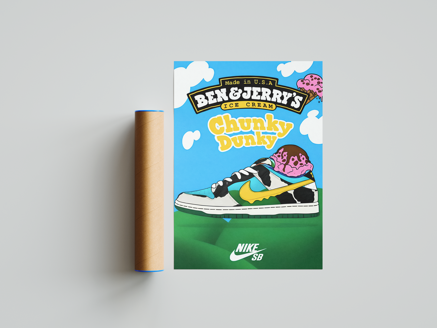 Chunky Dunky Sneaker Poster