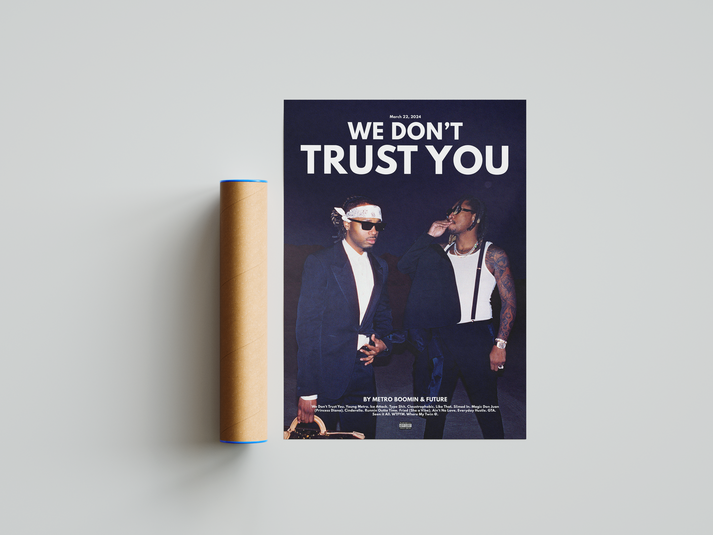 Metro Boomin 'We Don't Trust You' Poster