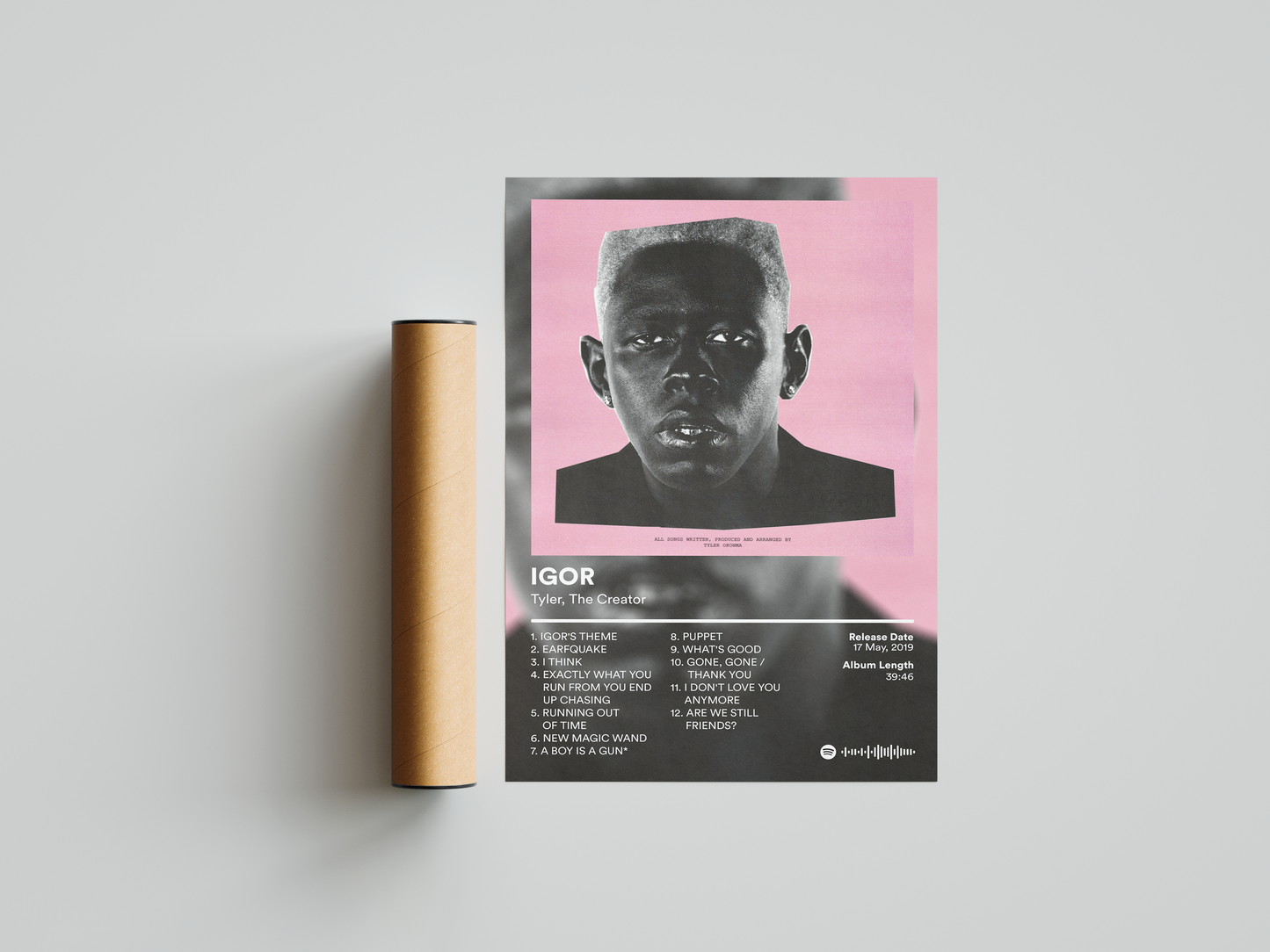 Tyler The Creator 'IGOR' Album Poster