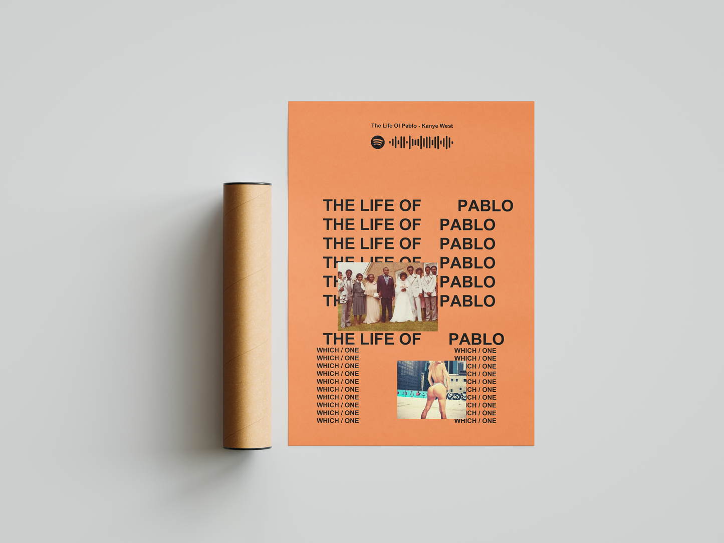 Kanye West 'The Life Of Pablo' Spotify Poster