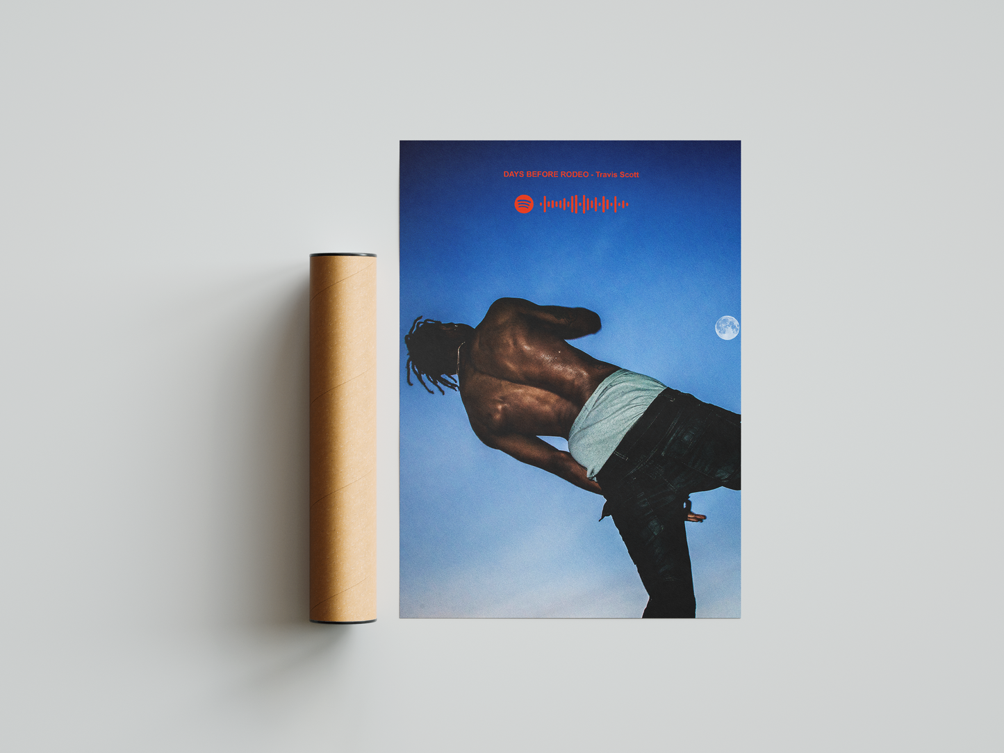 Travis Scott 'Days Before Rodeo' Spotify Poster