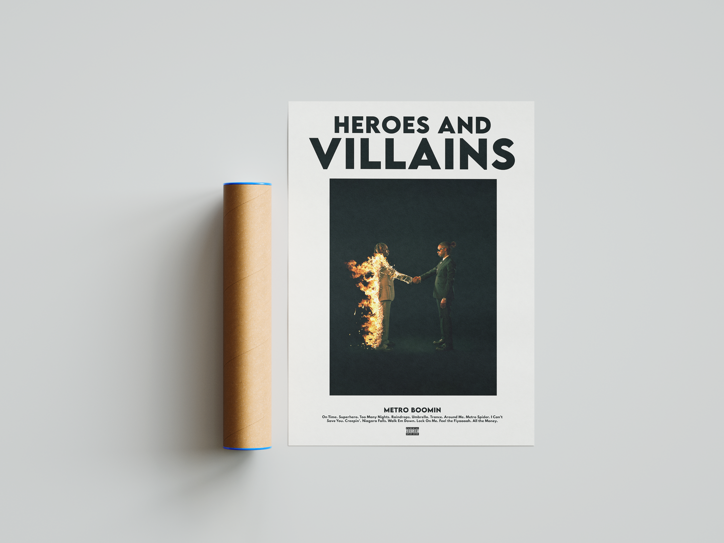 Metro Boomin 'Heroes & Villains' V2 Poster