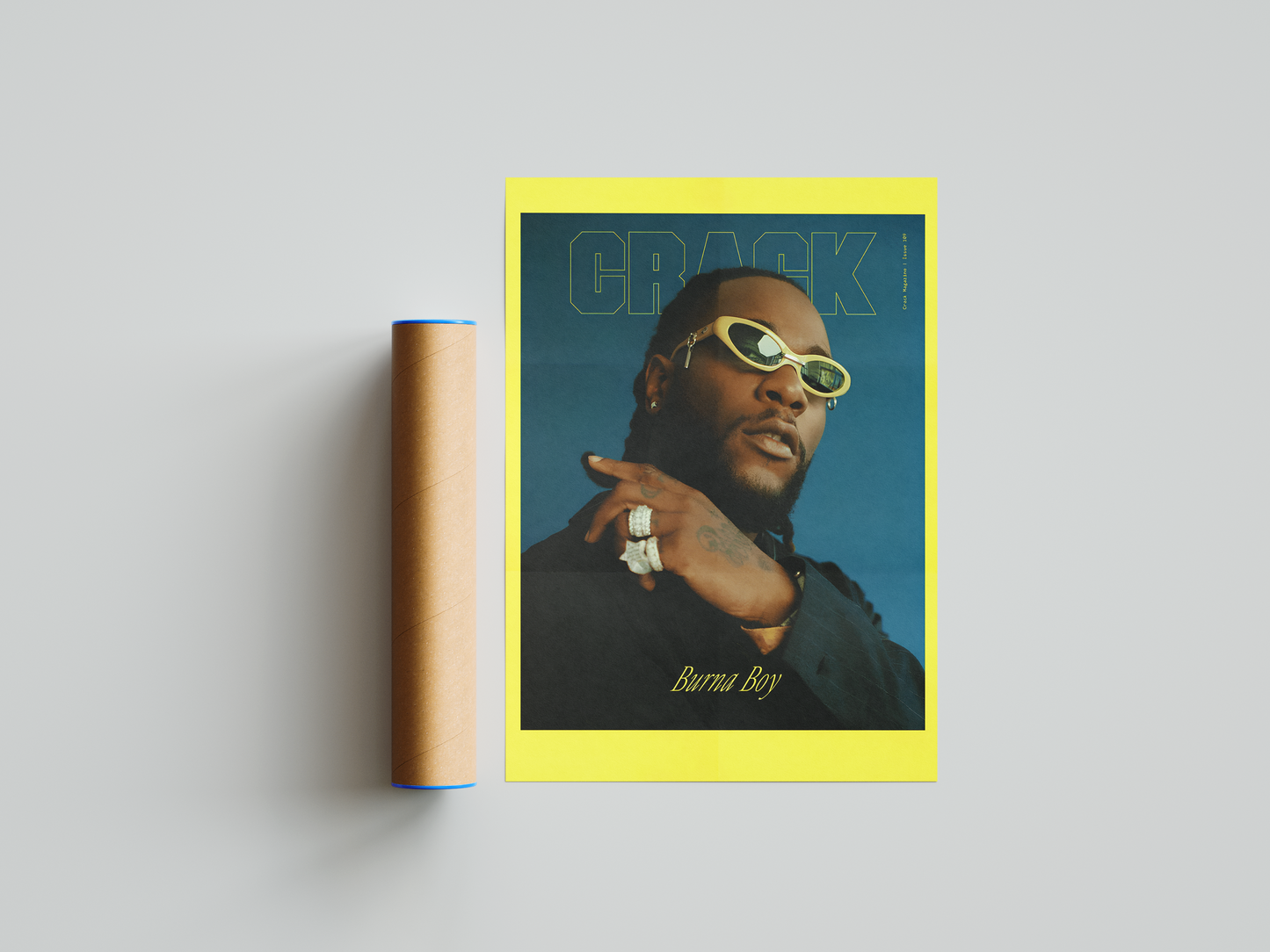 Burna Boy 'Crack Magazine' Poster