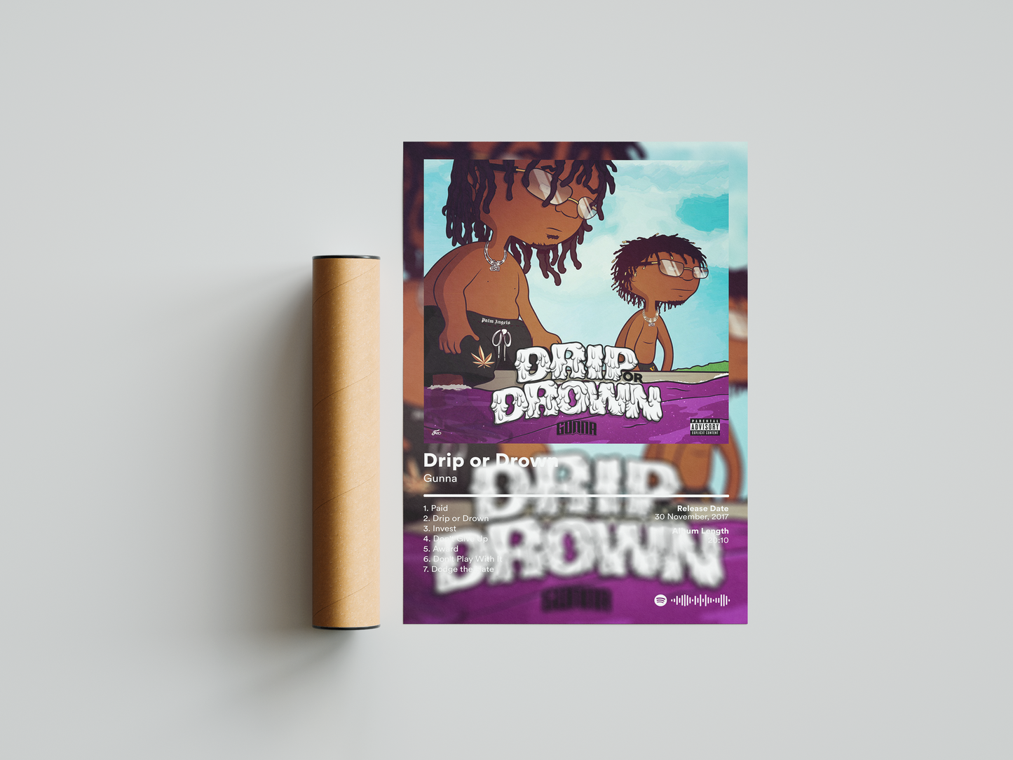 Gunna 'Drip or Drown' Album Poster