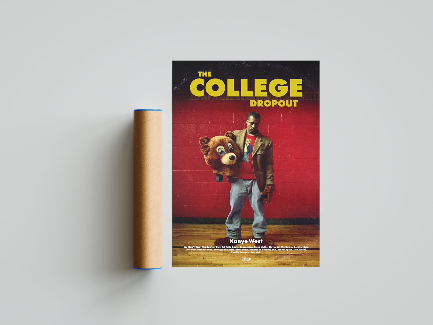 Kanye West 'The College Dropout' V2 Poster