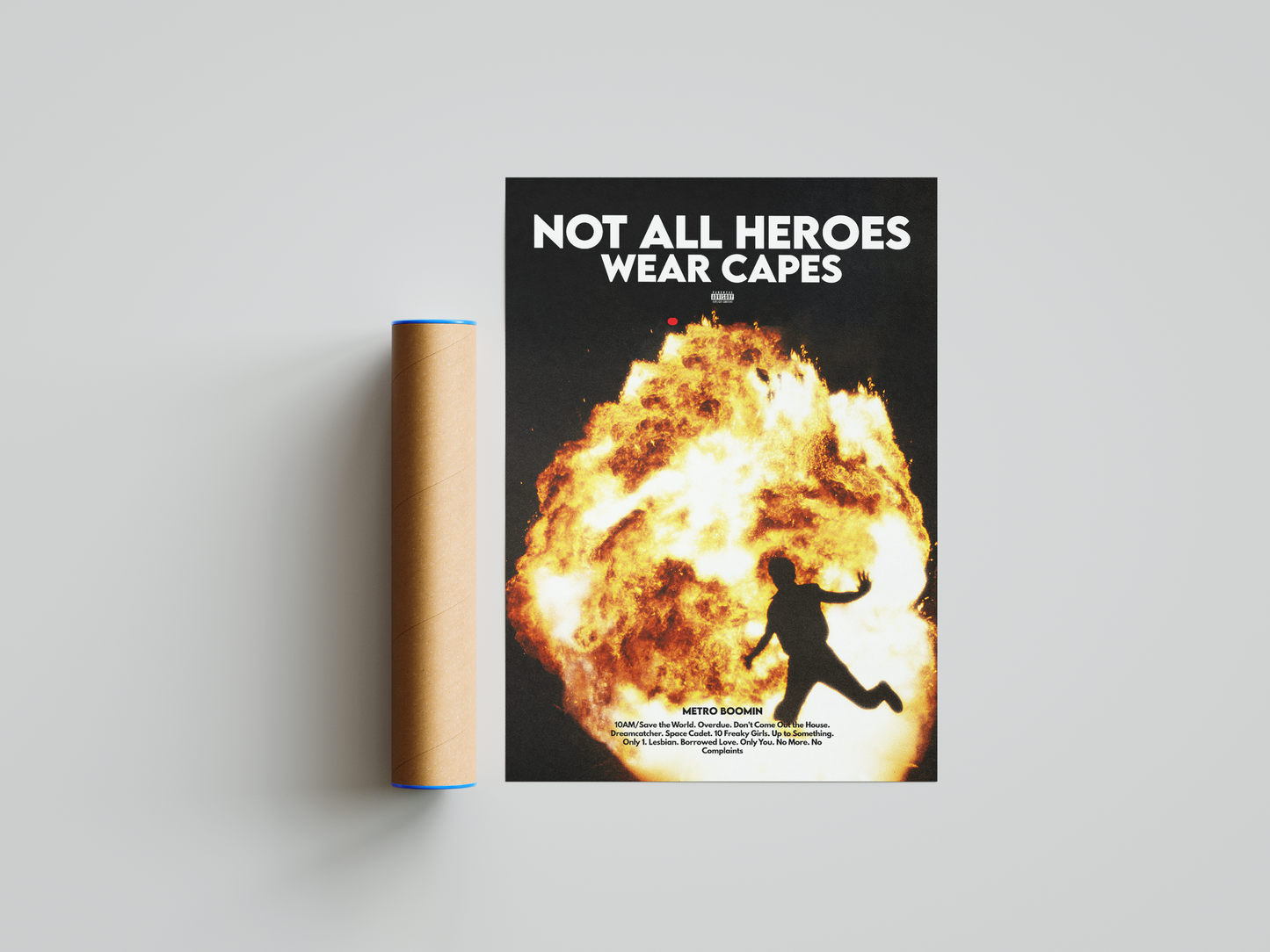 Metro Boomin 'Not All Heroes Wear Capes' Poster