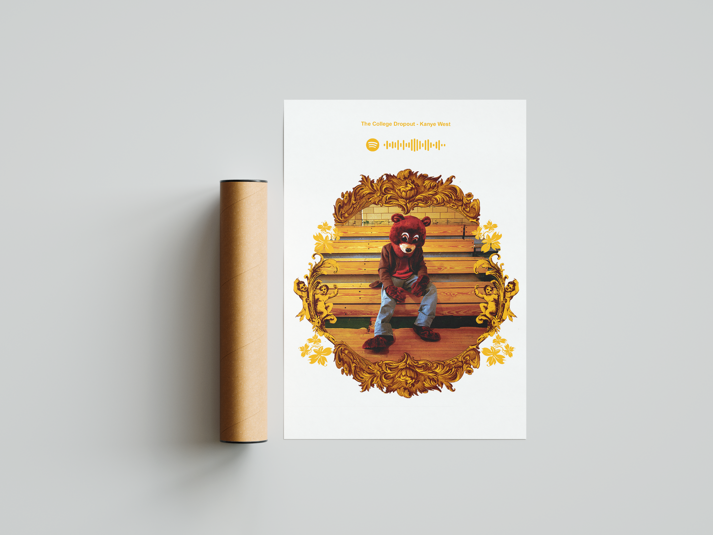 Kanye West 'The College Dropout' Spotify Poster