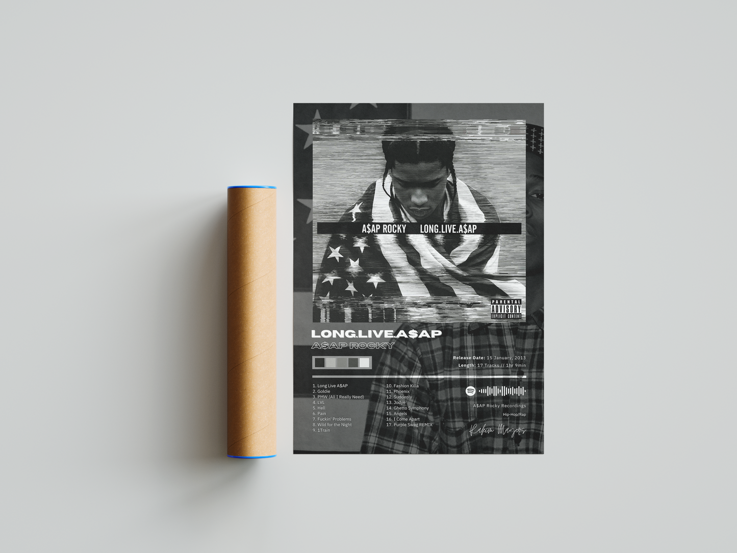 A$AP Rocky 'Long Live A$ap' Album Poster