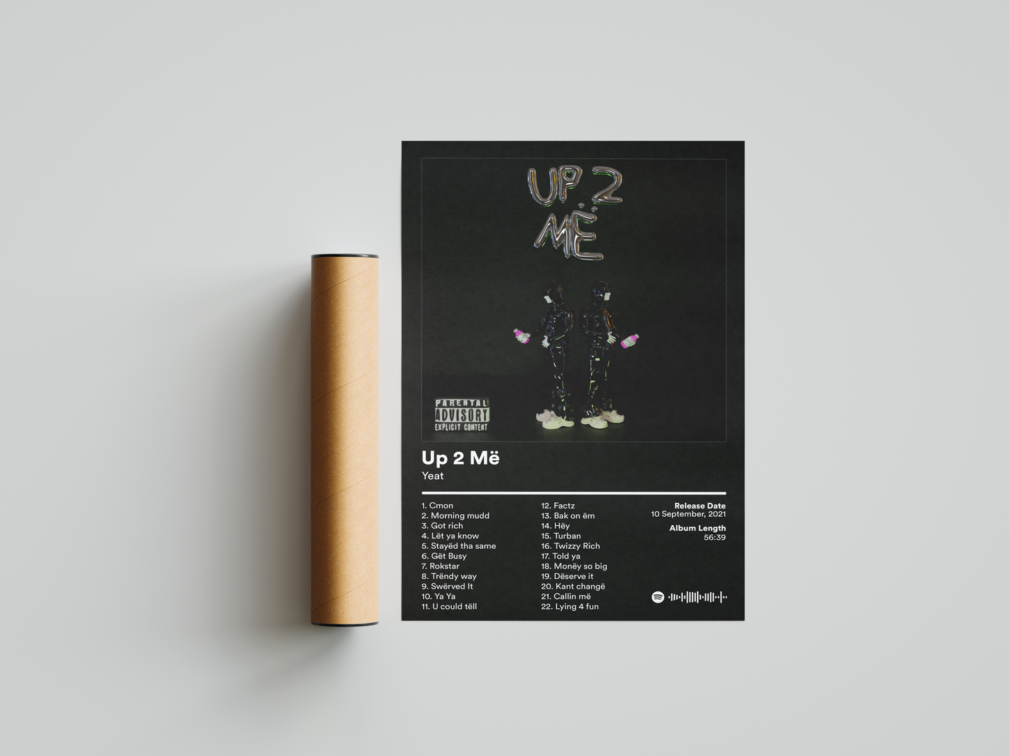 Yeat 'Up 2 Më' Album Poster