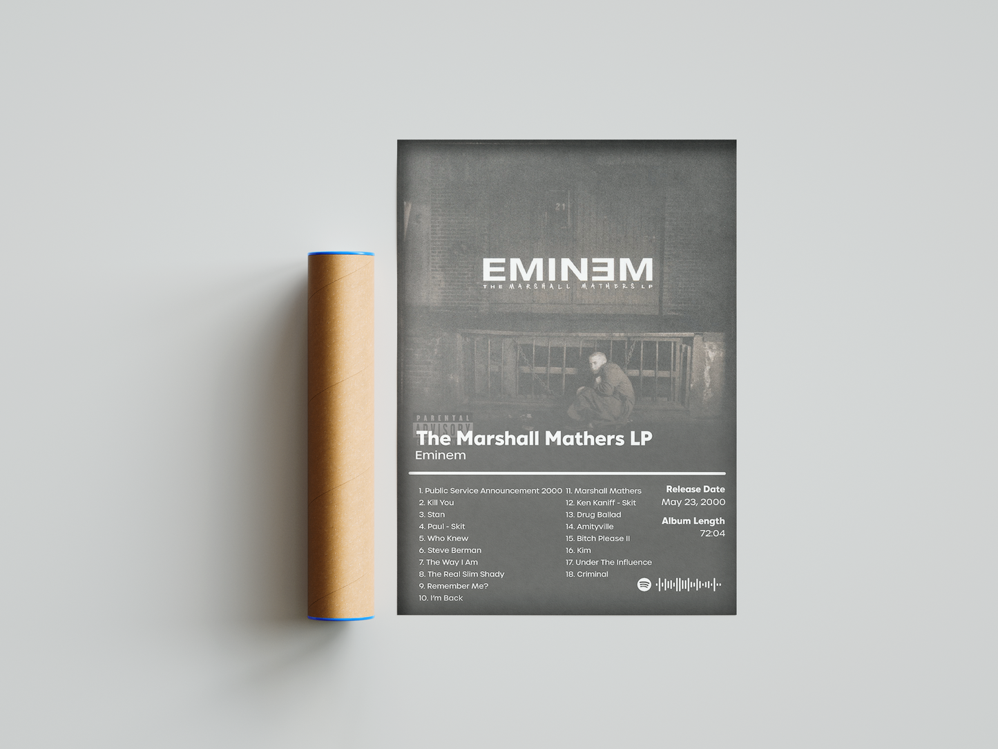 Eminem 'The Marshall Mathers LP' Album Poster