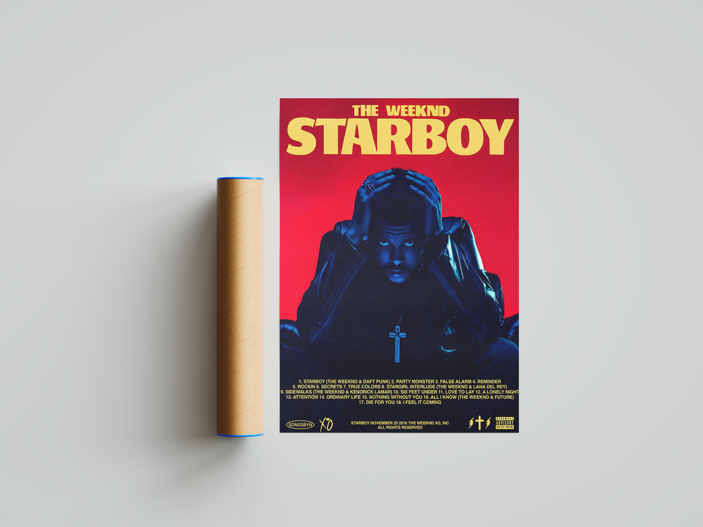 The Weeknd 'Starboy' Poster