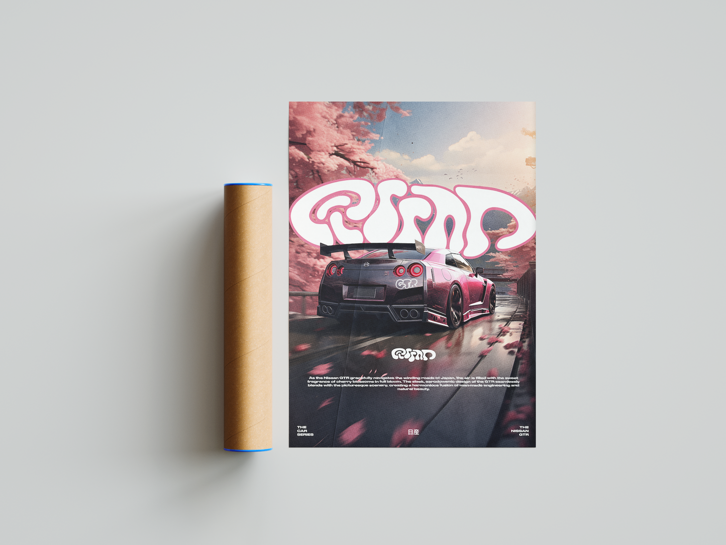 Nissan GTR Poster