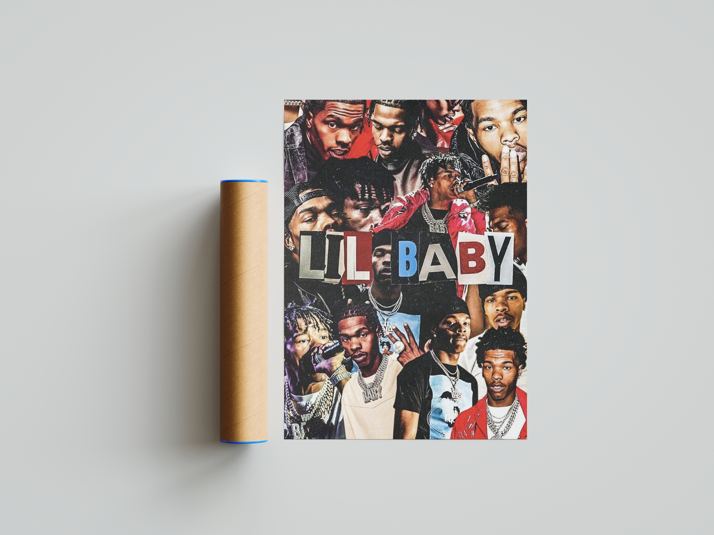 Lil Baby Collage Poster