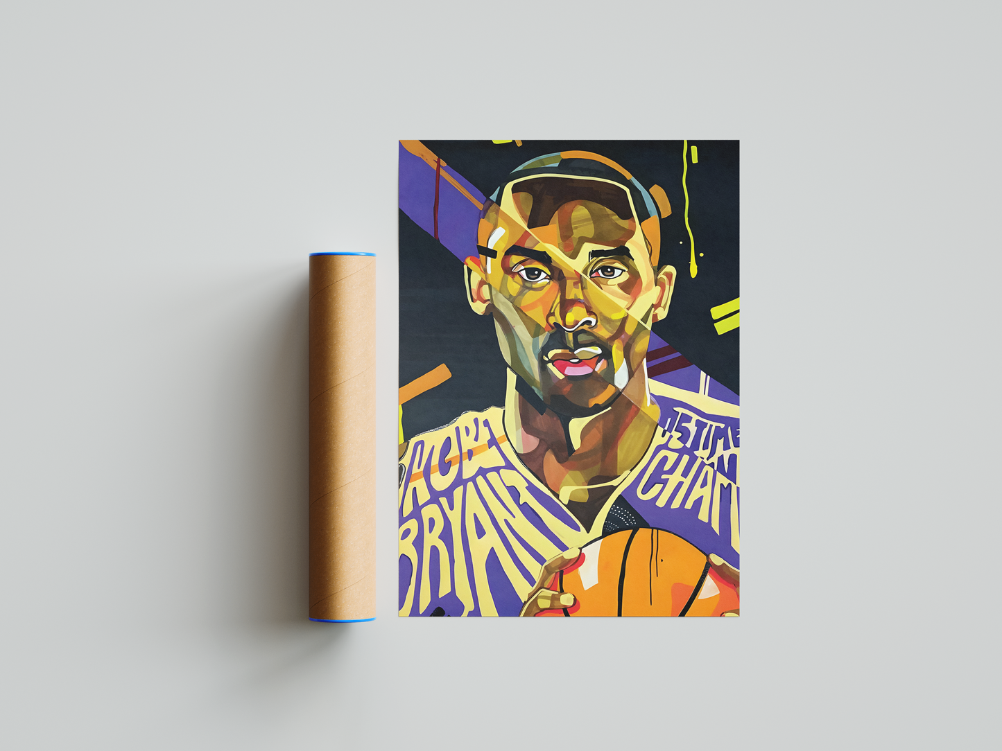 Kobe Bryant Painting Poster