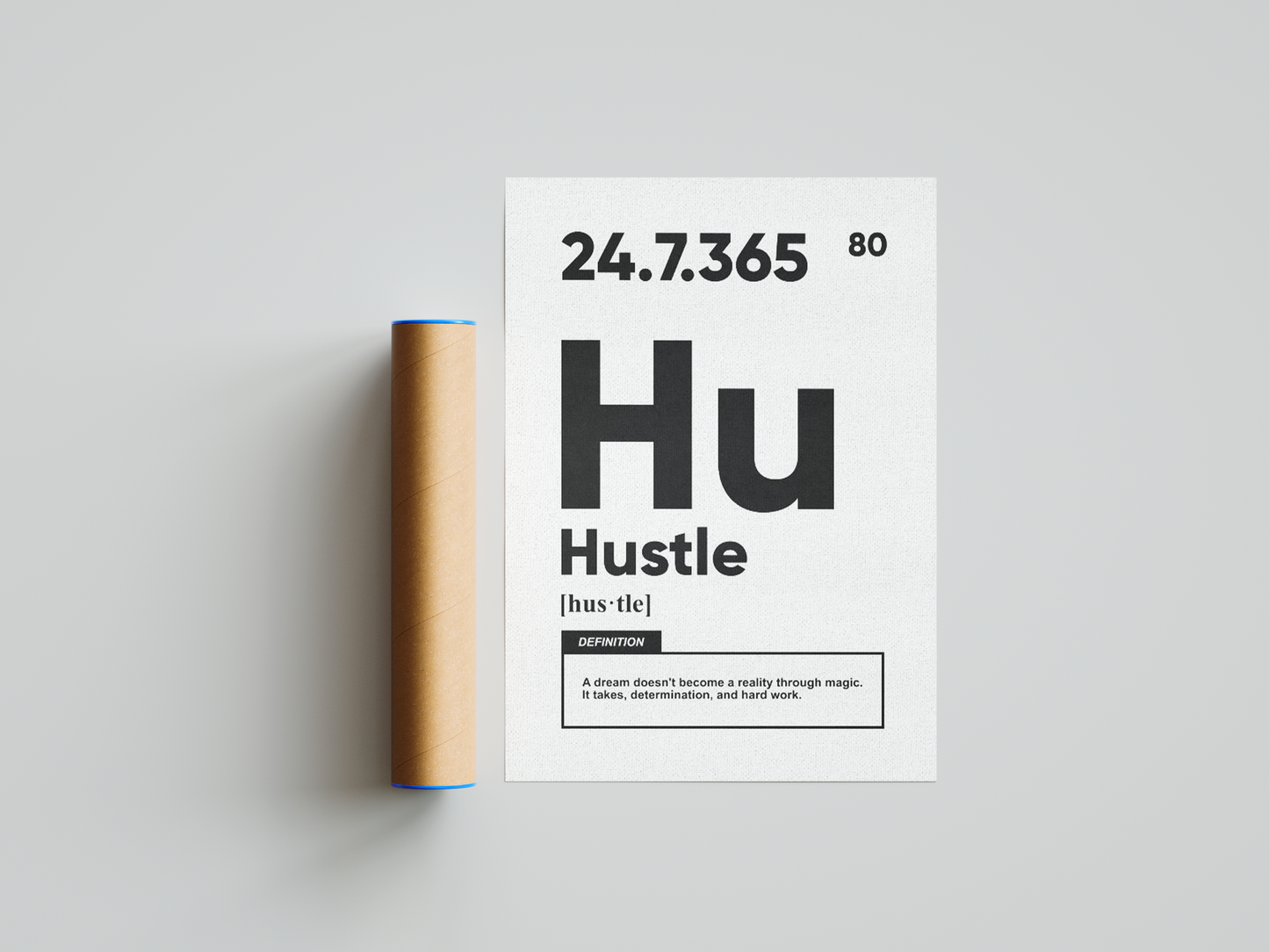 Hustle Definition Poster