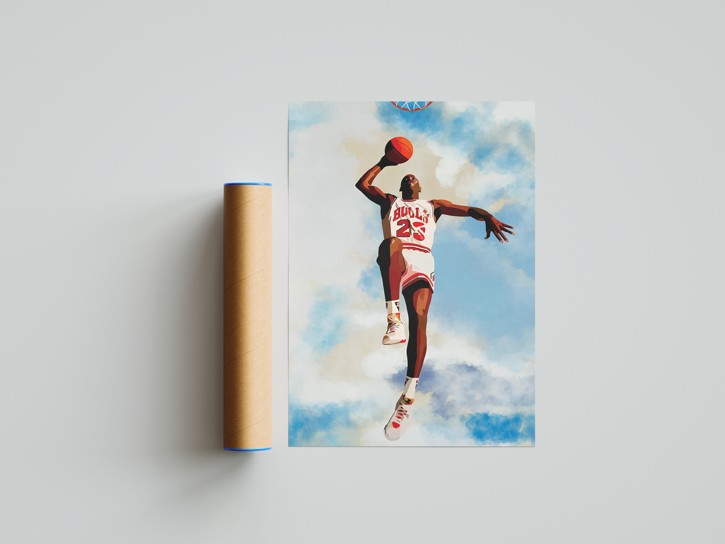 Jordan Bulls Fly Poster