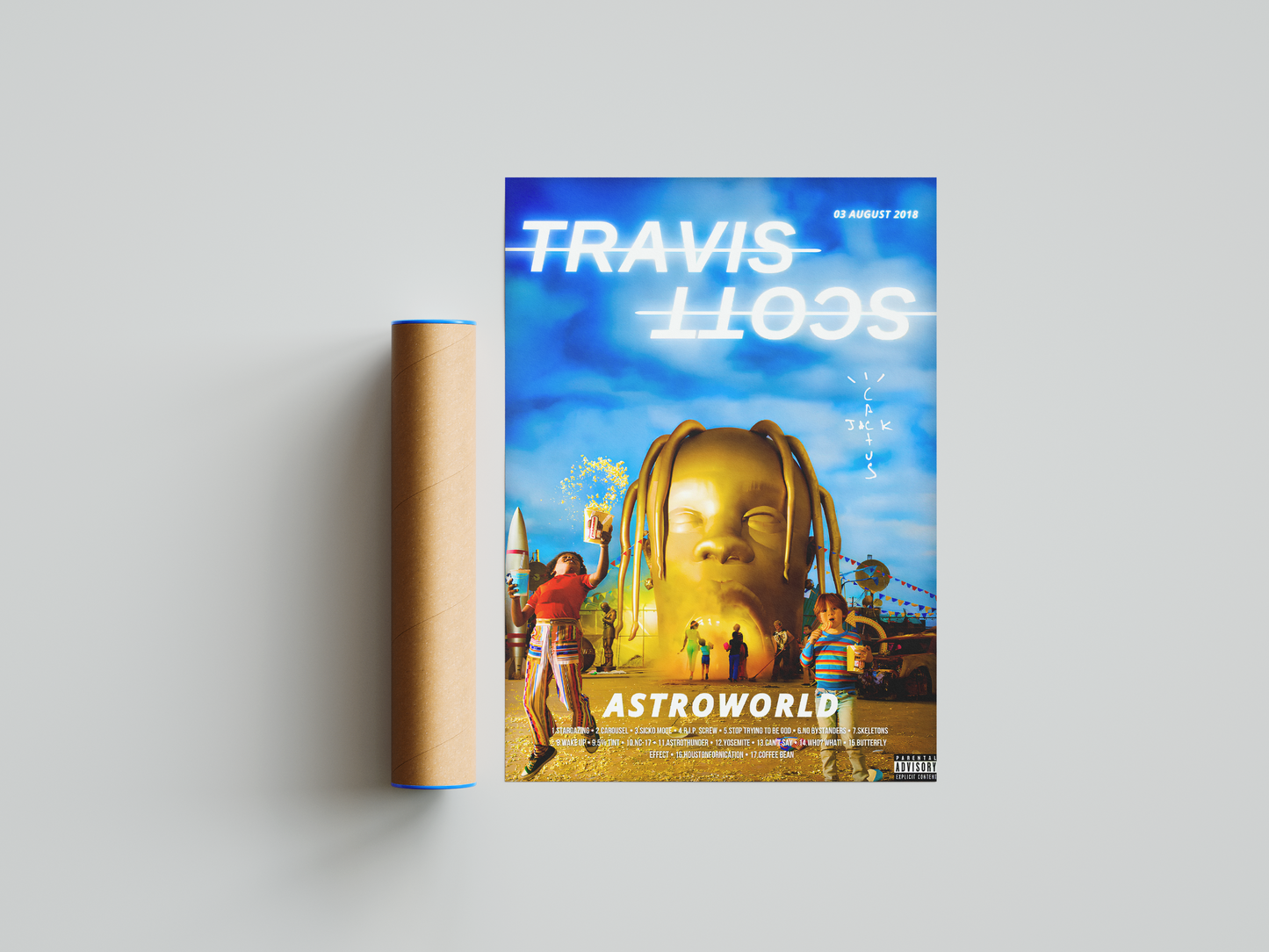 Travis Scott 'Astroworld' Poster