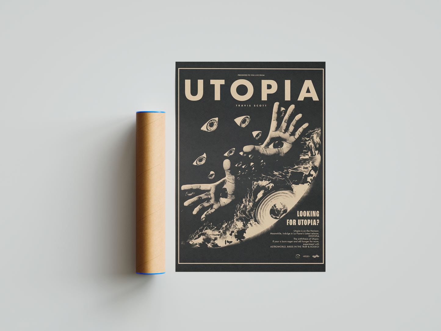 Travis Scott 'Looking For Utopia' Poster