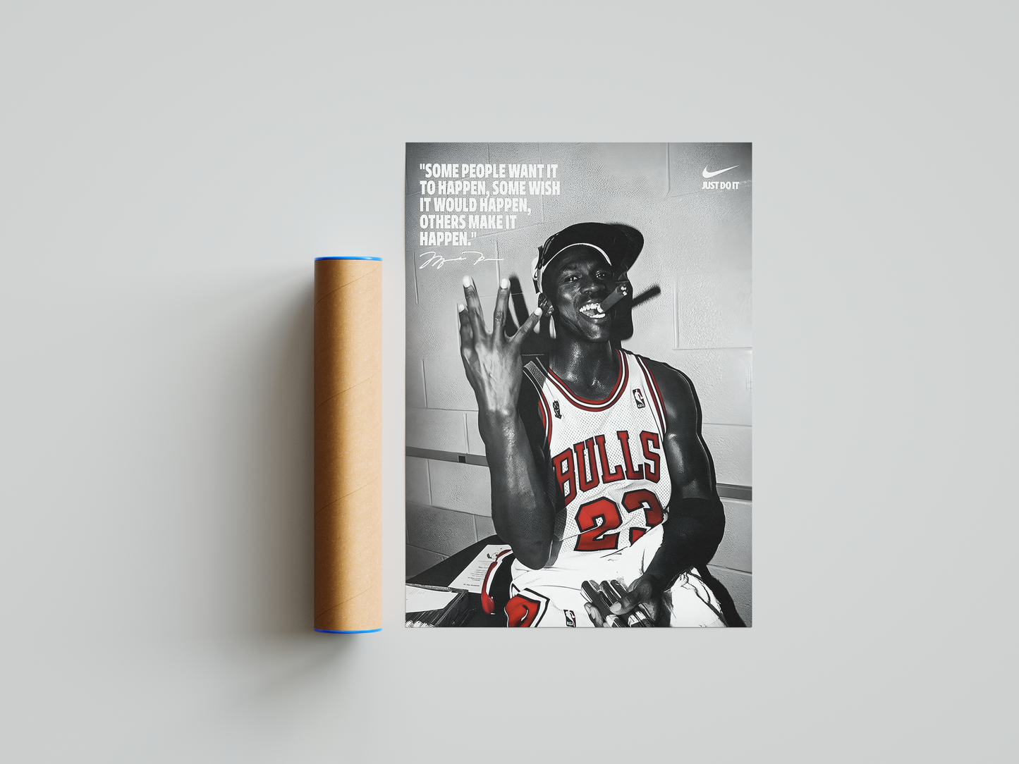 Michael Jordan Vintage Trophy Poster