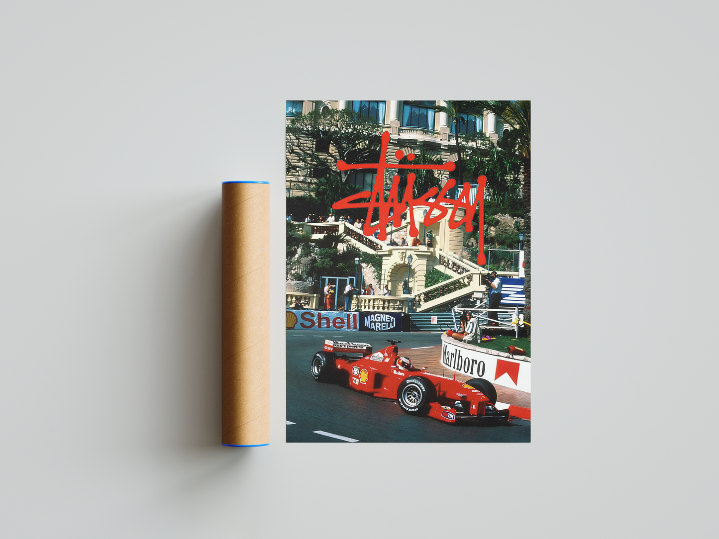 Stussy Ferrari F1 Poster