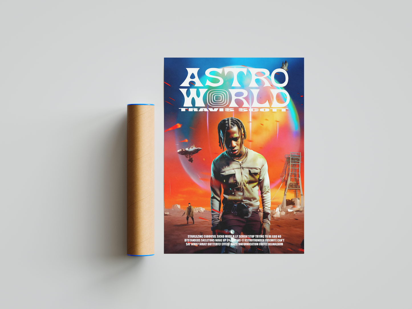 Travis Scott - Outerworld Atstro Poster