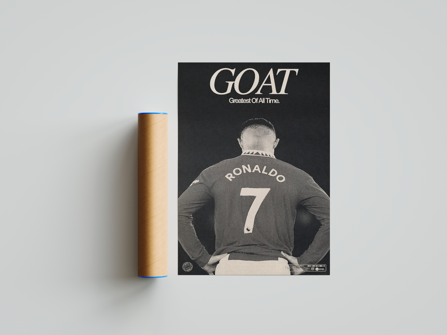 Cristiano Ronaldo 'GOAT' Poster