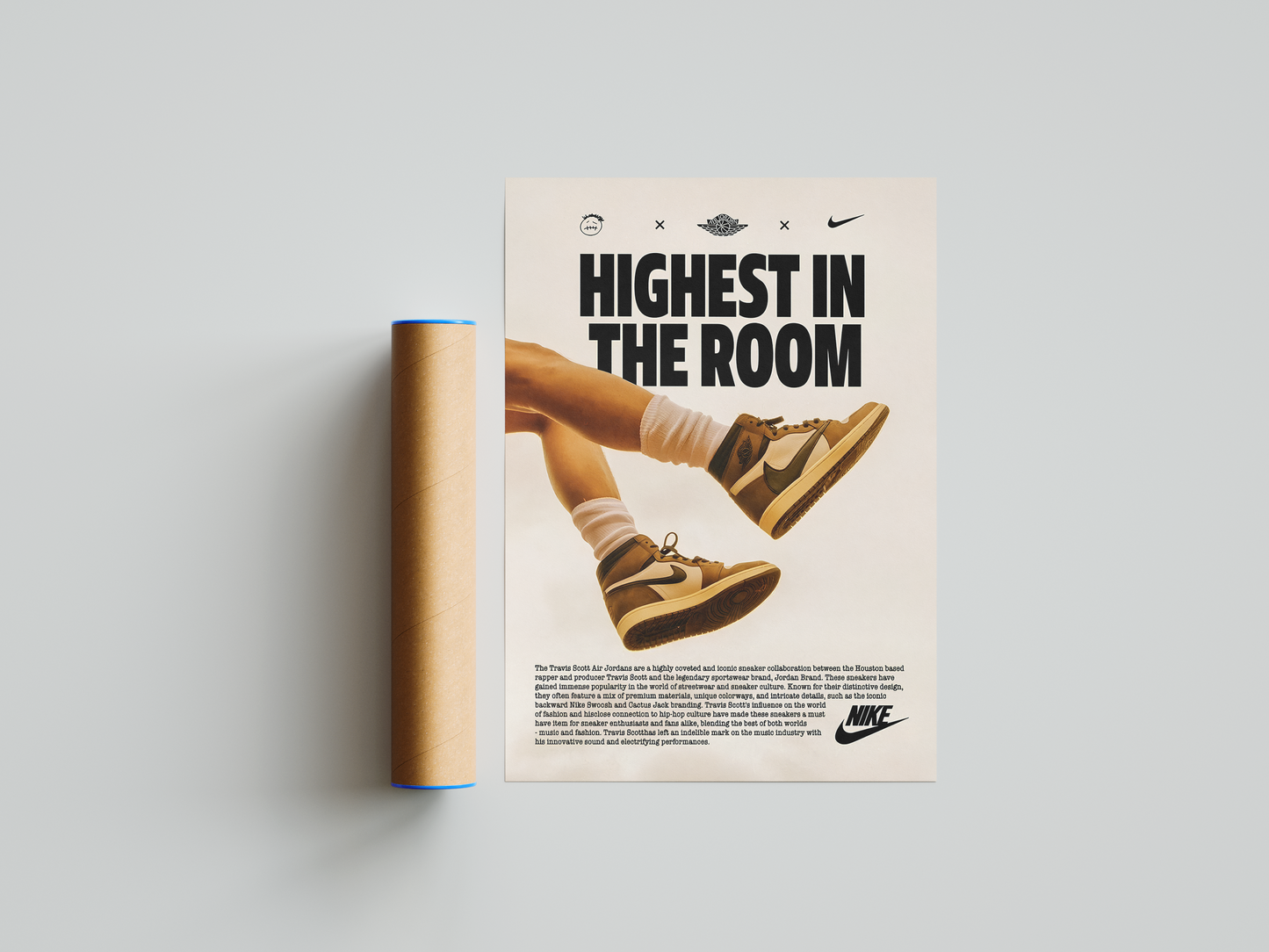 Highest In The Room Jordans Poster