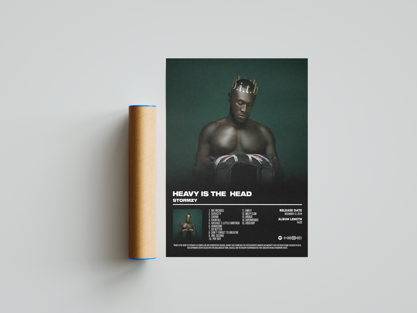 Stormzy 'Heavy Is The Head' Album Poster