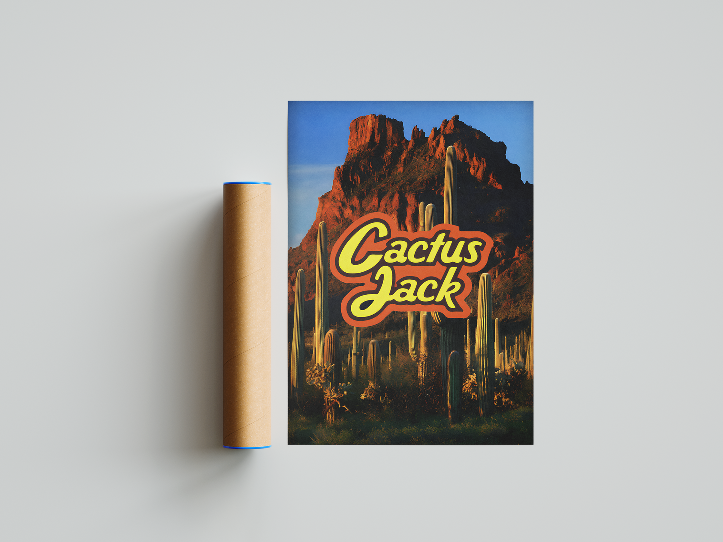 Cactus Jack Mountains Poster