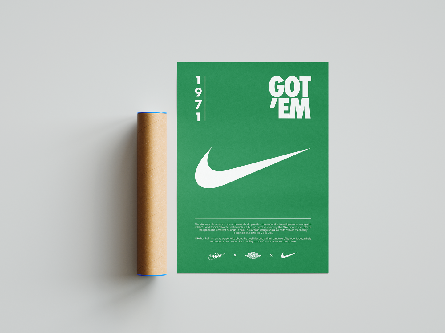 Nike Origins Green Poster