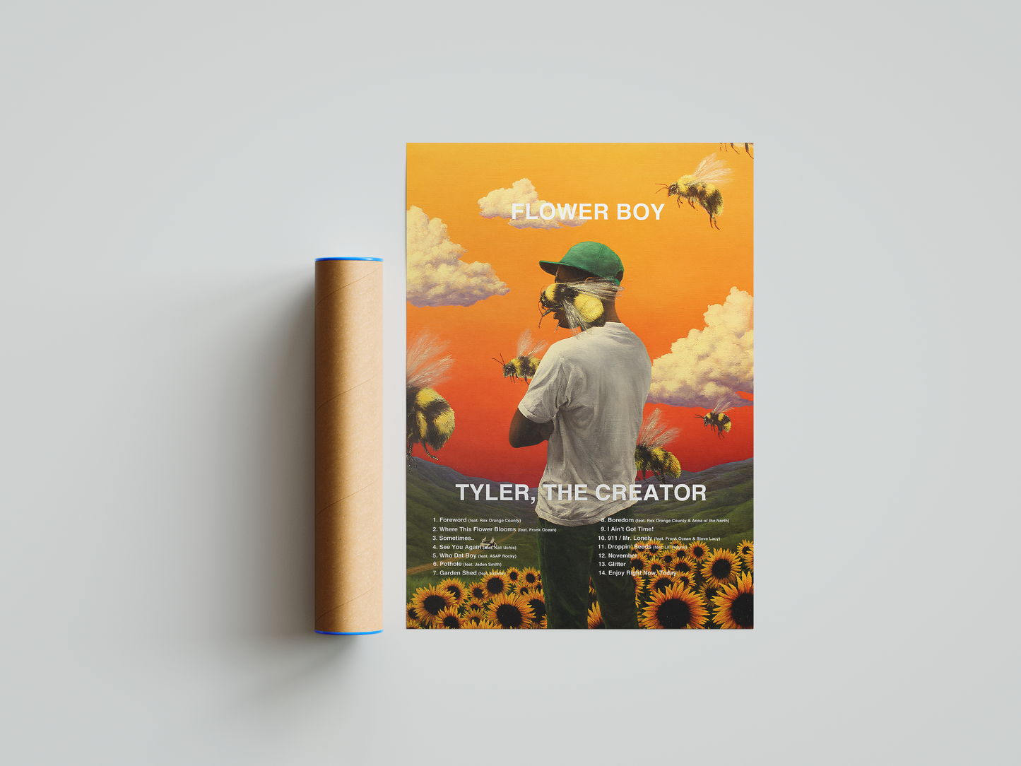 Tyler The Creator 'Flower Boy' Poster