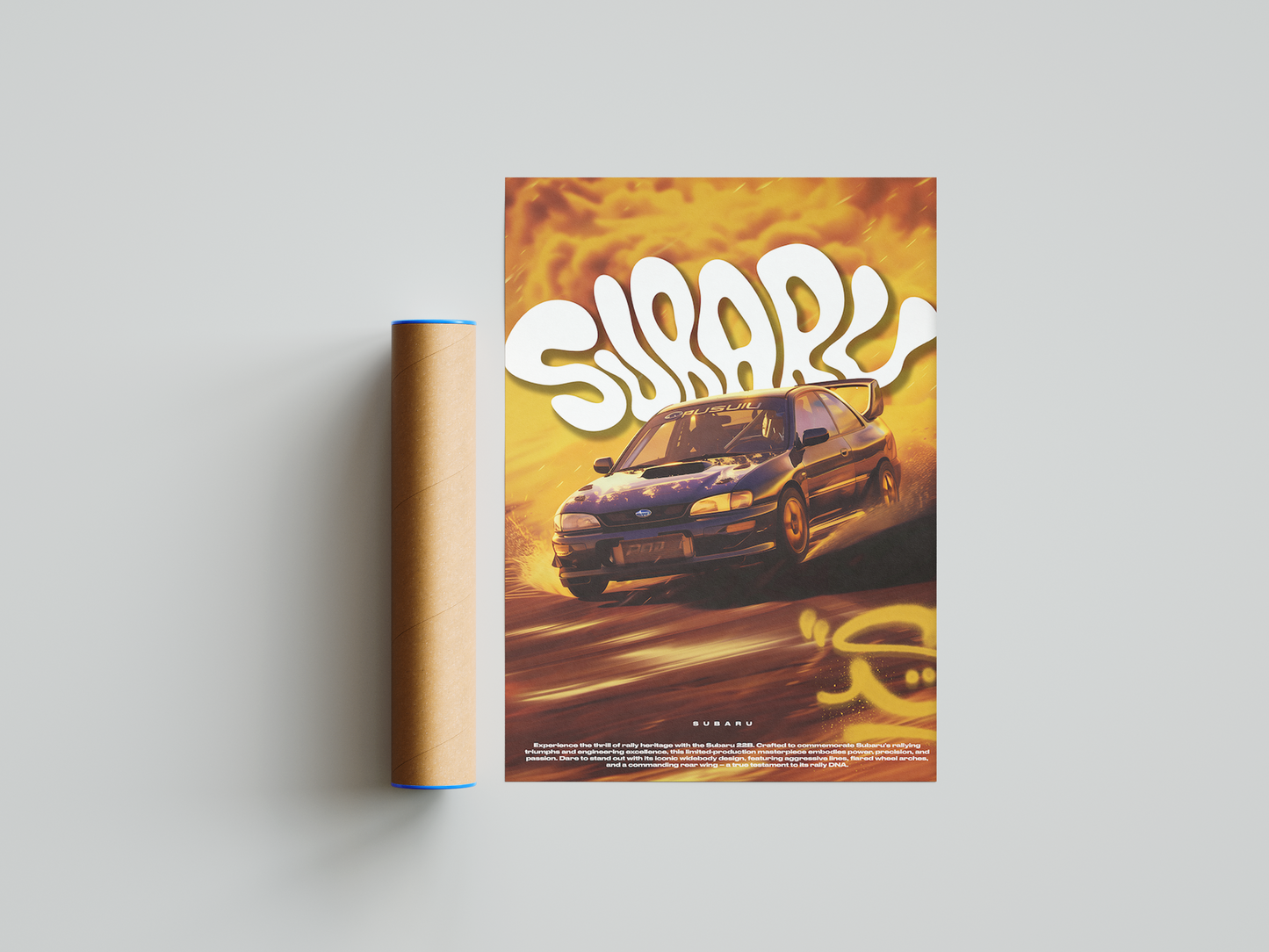 Subaru 22B Poster