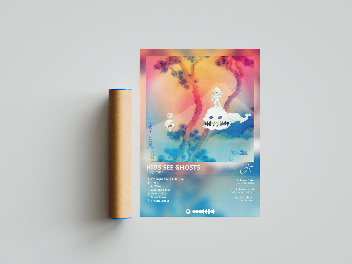 Kanye West 'Kids See Ghosts' Album Poster