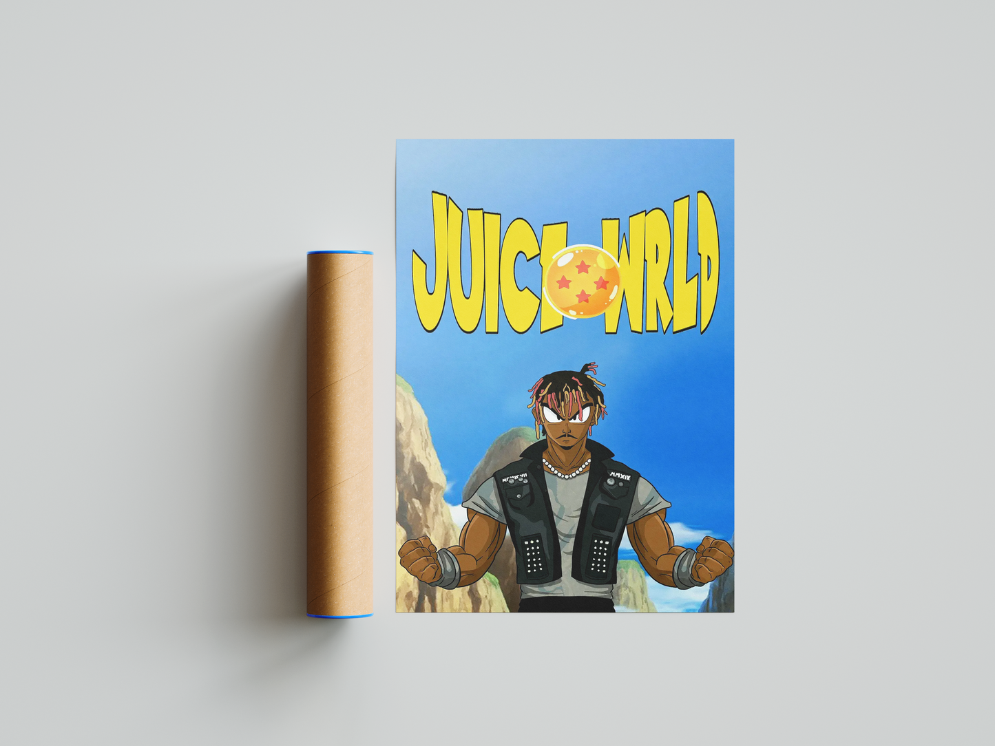 Juice WRLD x Dragon Ball Poster