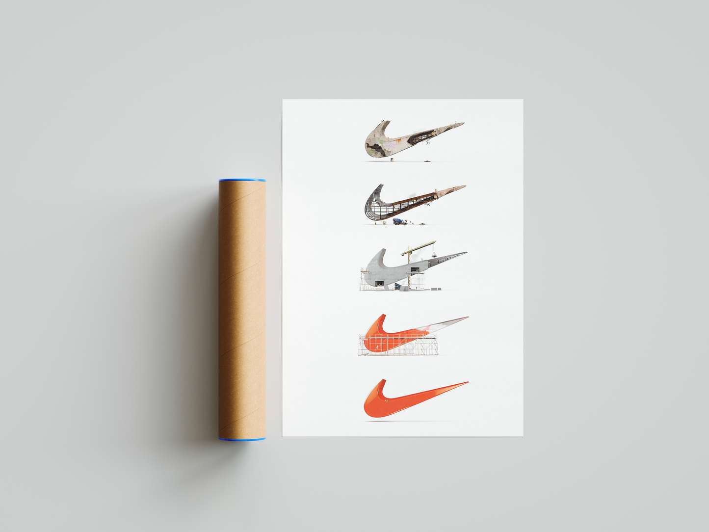 Nike Construction Poster