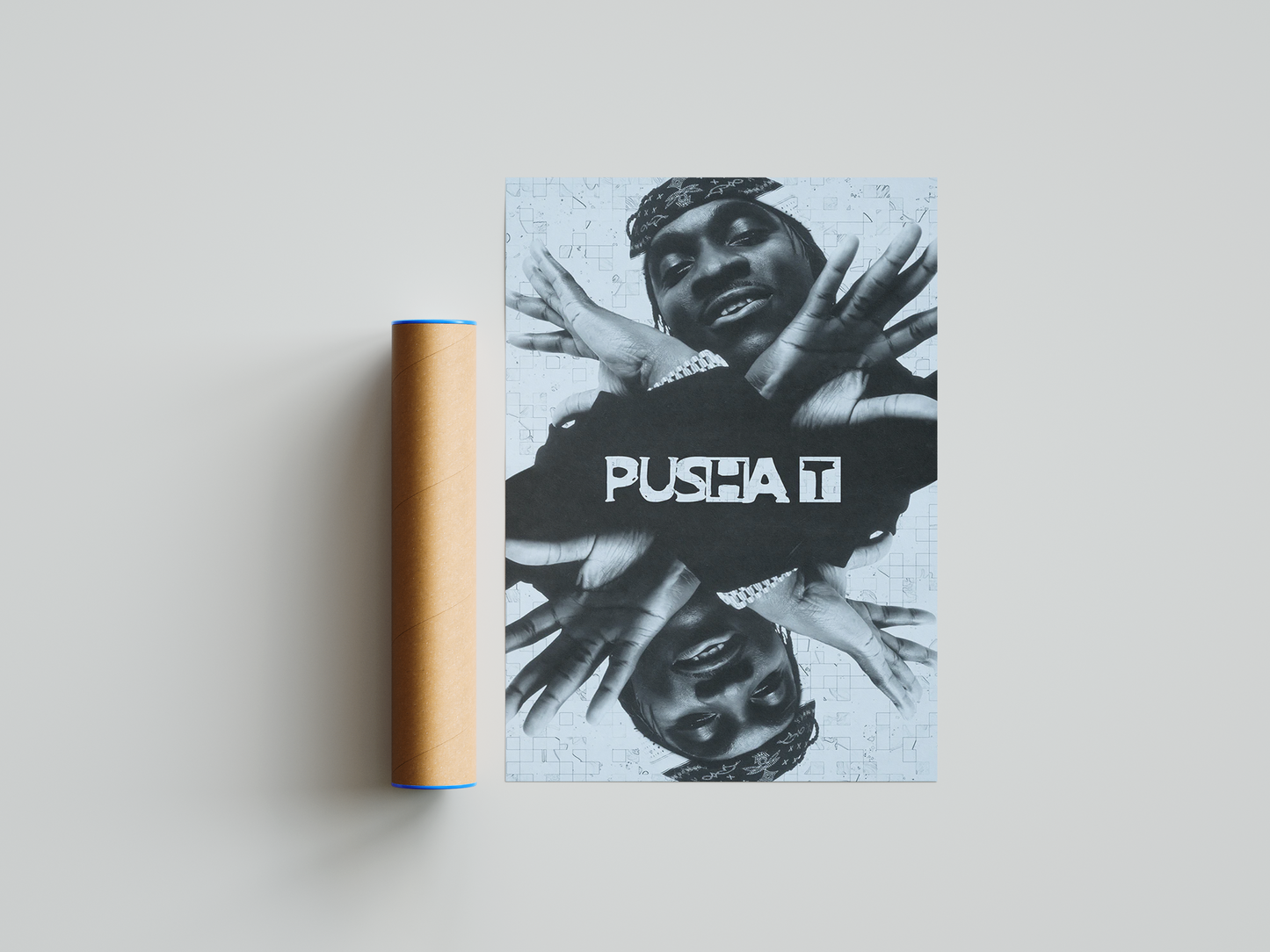 Pusha T 'Mirrored' Poster