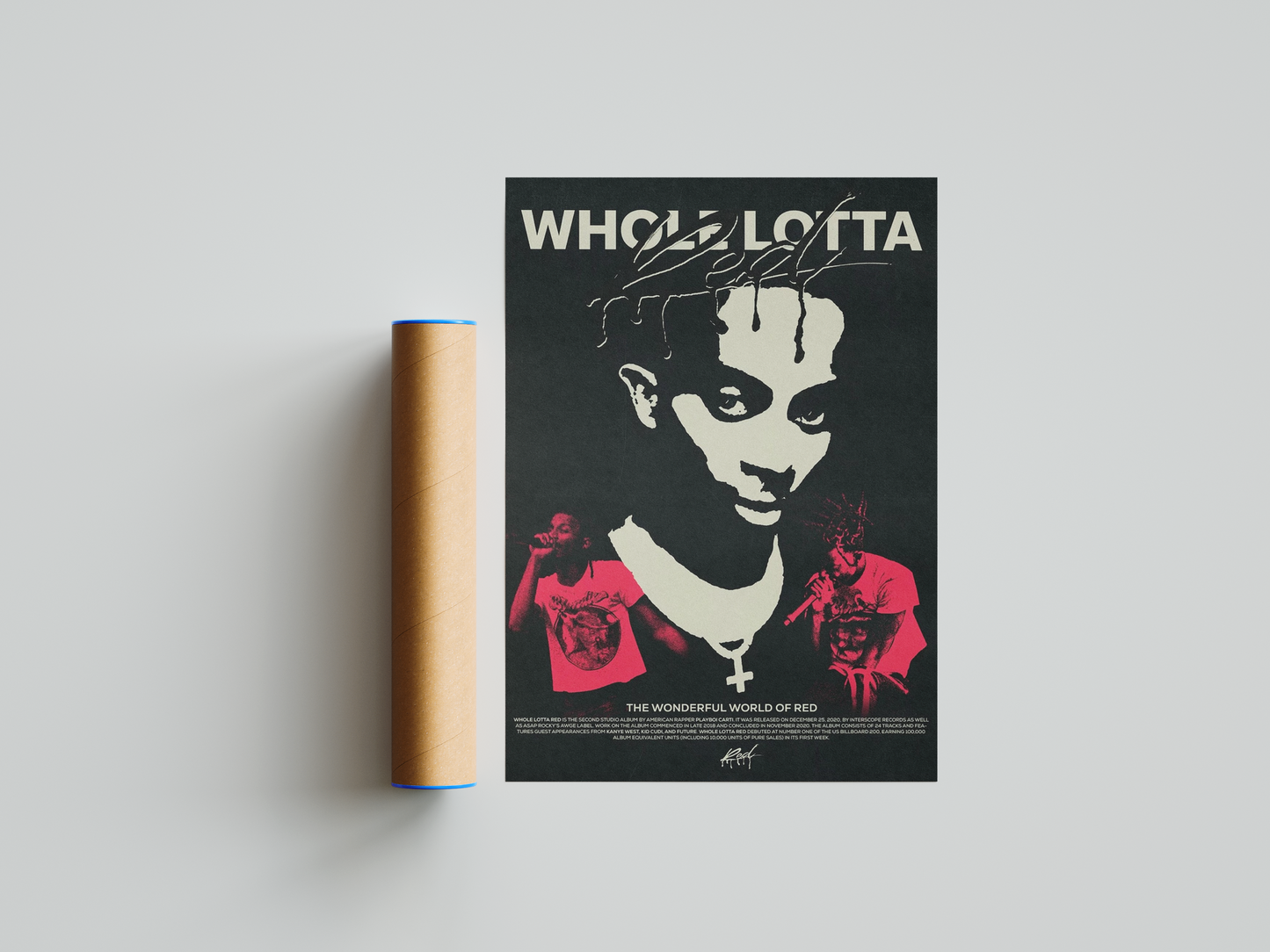 Playboi Carti 'Whole Lotta Red' Focus Poster