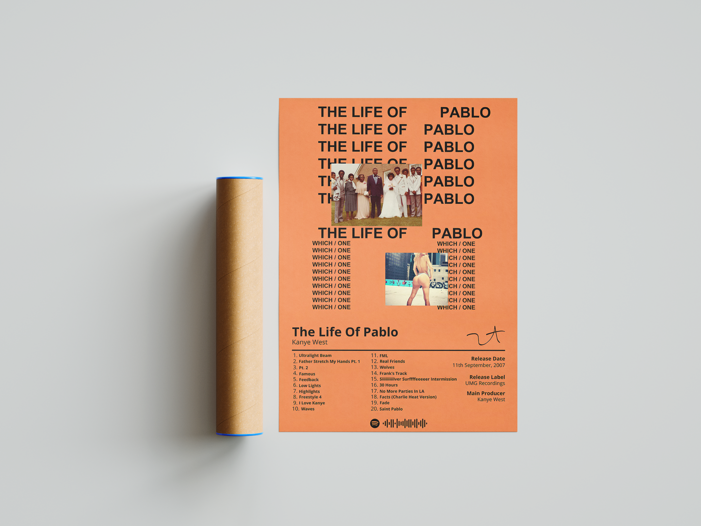 Kanye West 'The Life Of Pablo' Album Poster