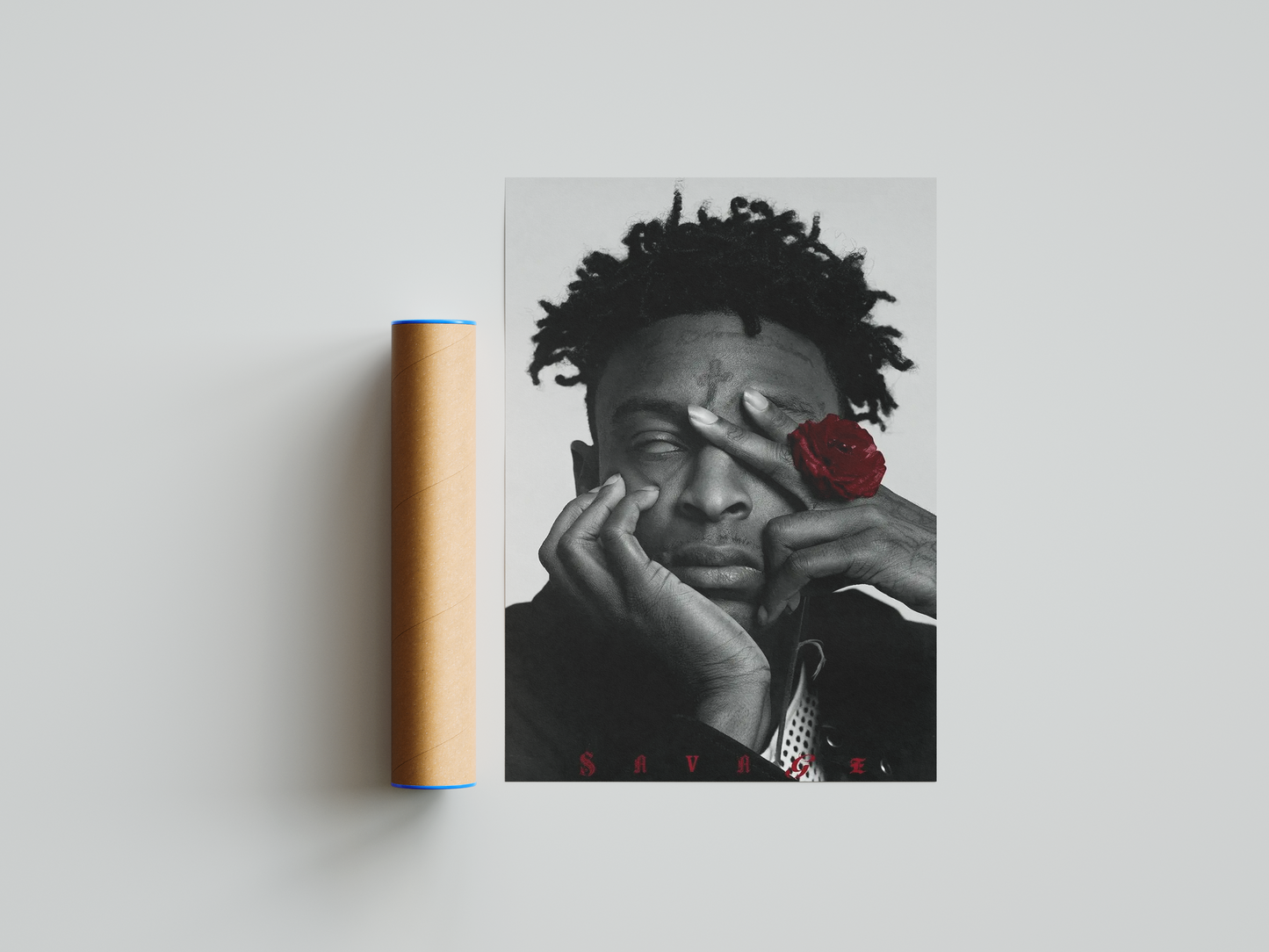 21 Savage - Rose Poster