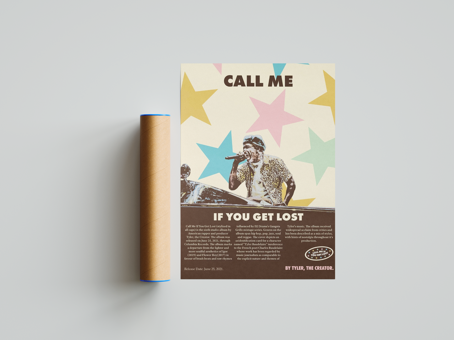 Tyler The Creator 'Call Me' Poster