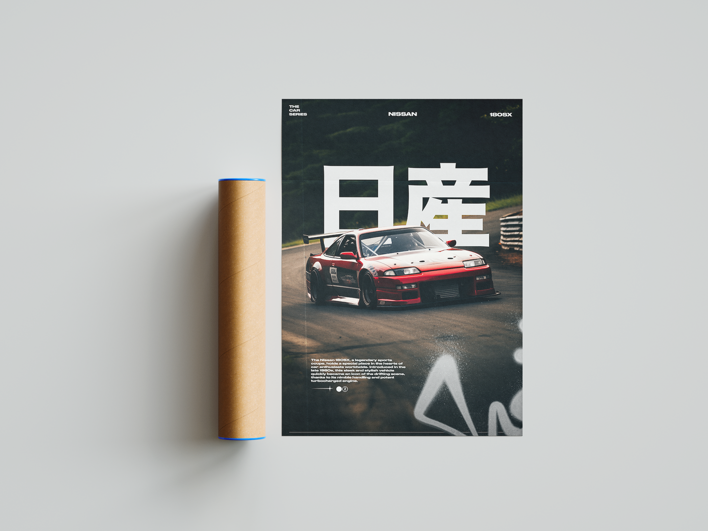 Nissan 180SX Poster