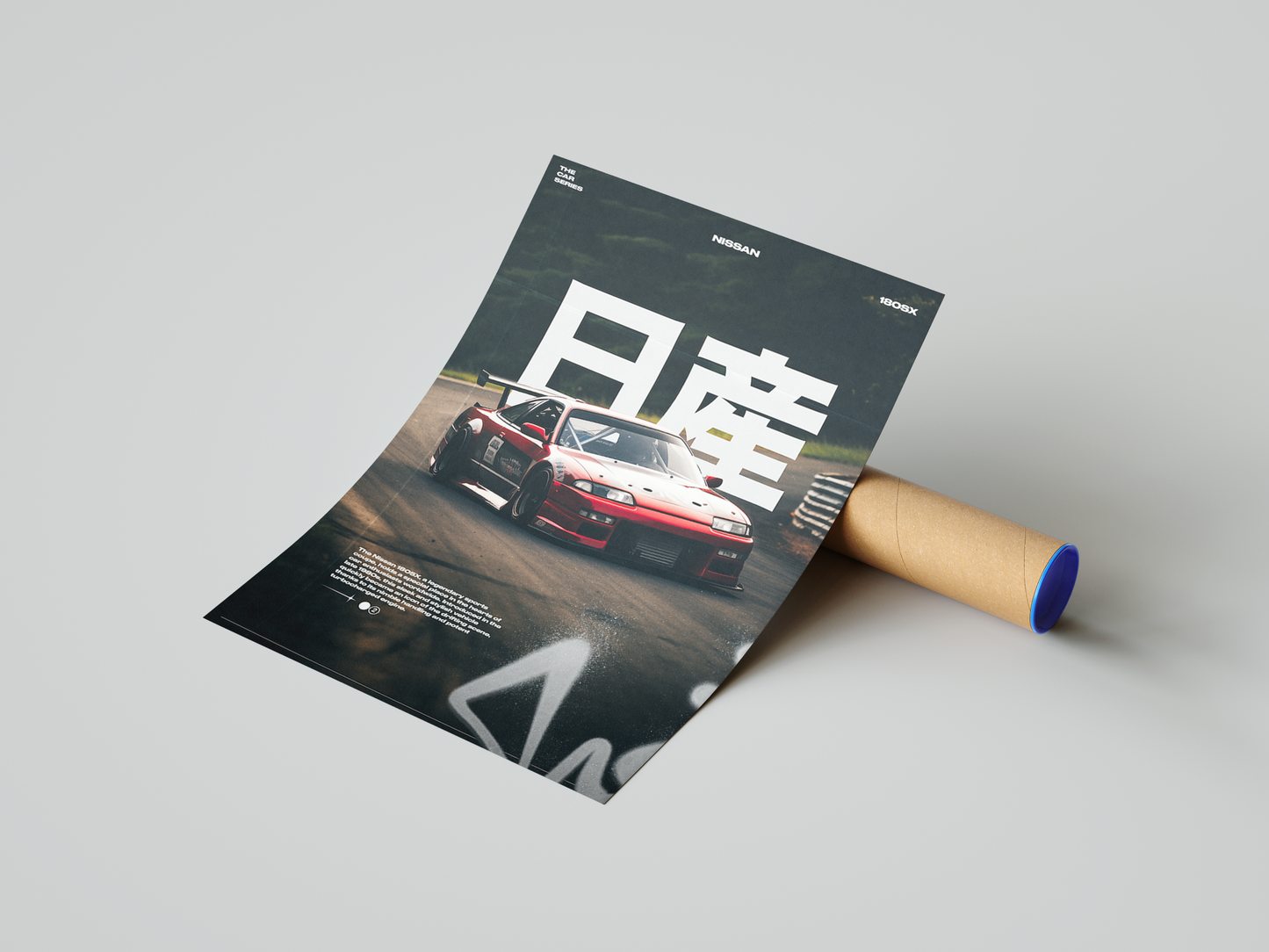 Nissan 180SX Poster