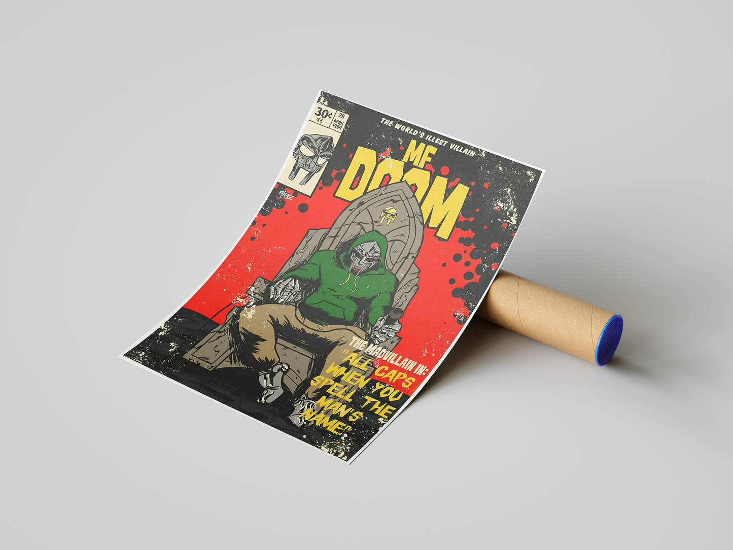 MF Doom 'Comic' Poster