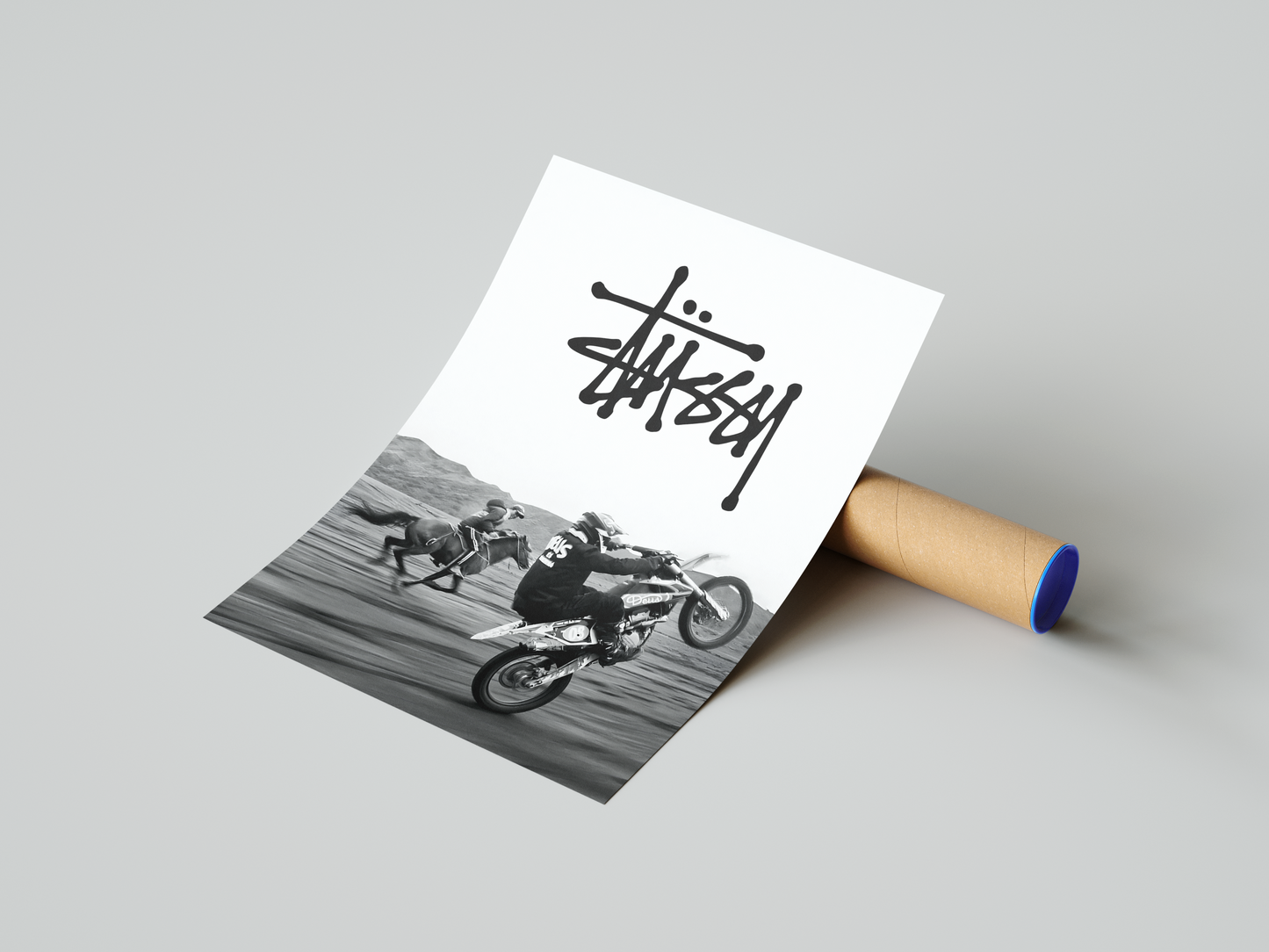 Stussy Motorbike Poster