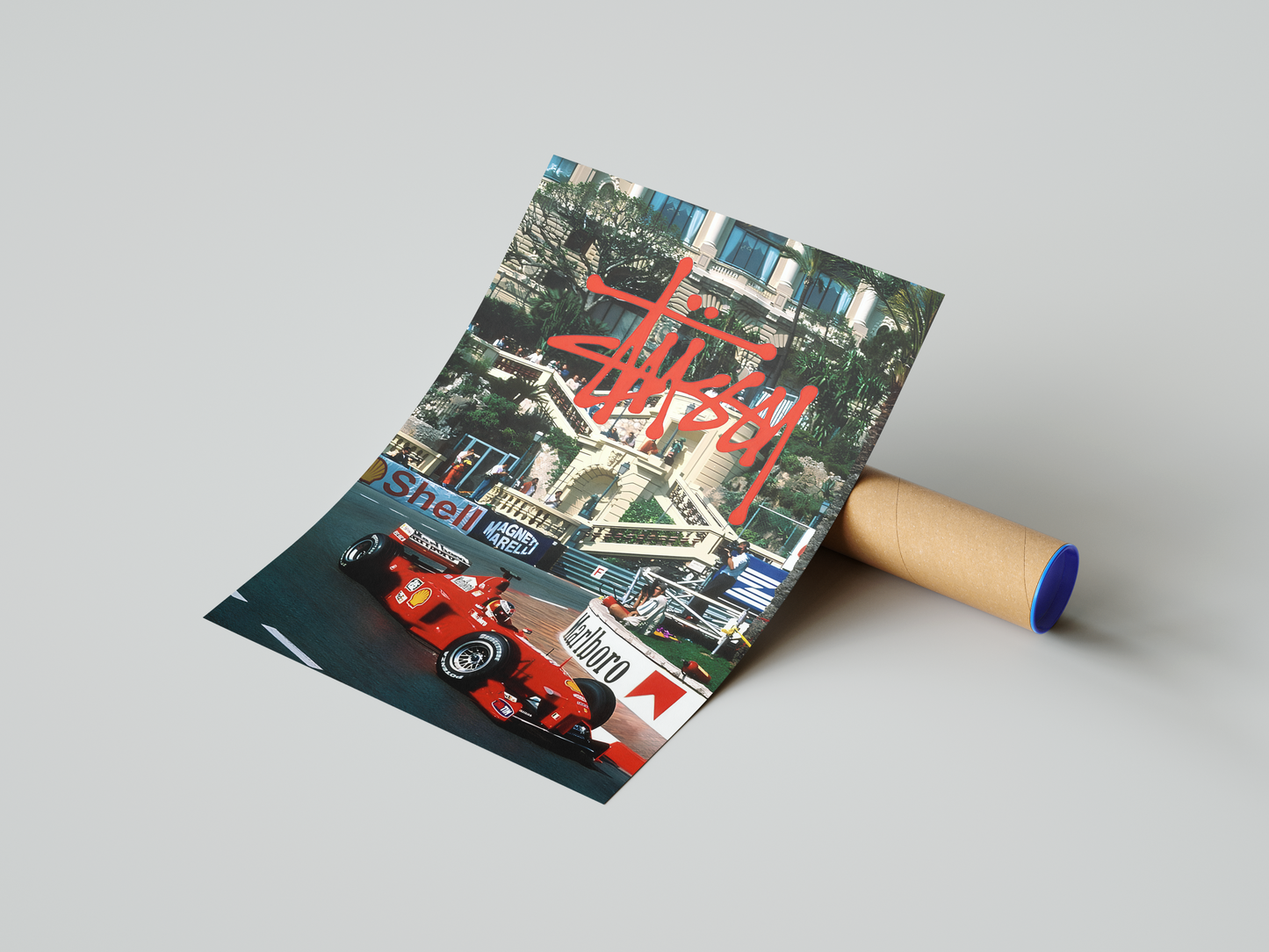 Stussy Ferrari F1 Poster