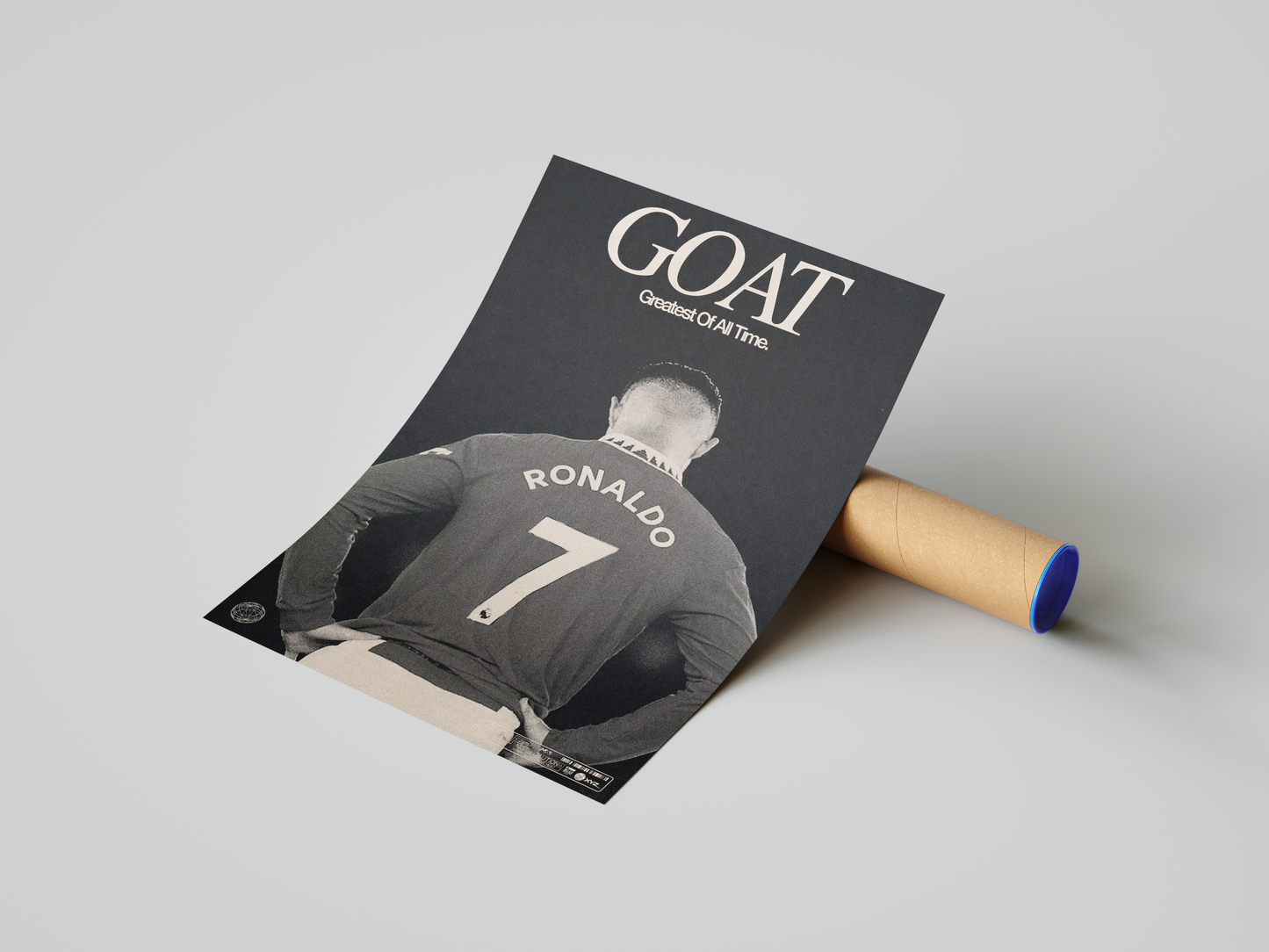 Cristiano Ronaldo 'GOAT' Poster