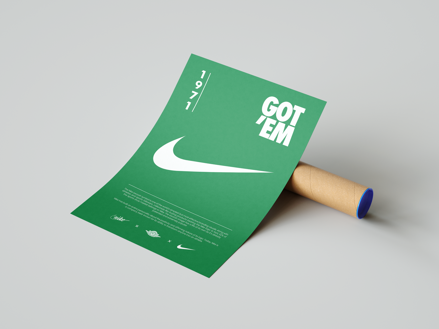 Nike Origins Green Poster