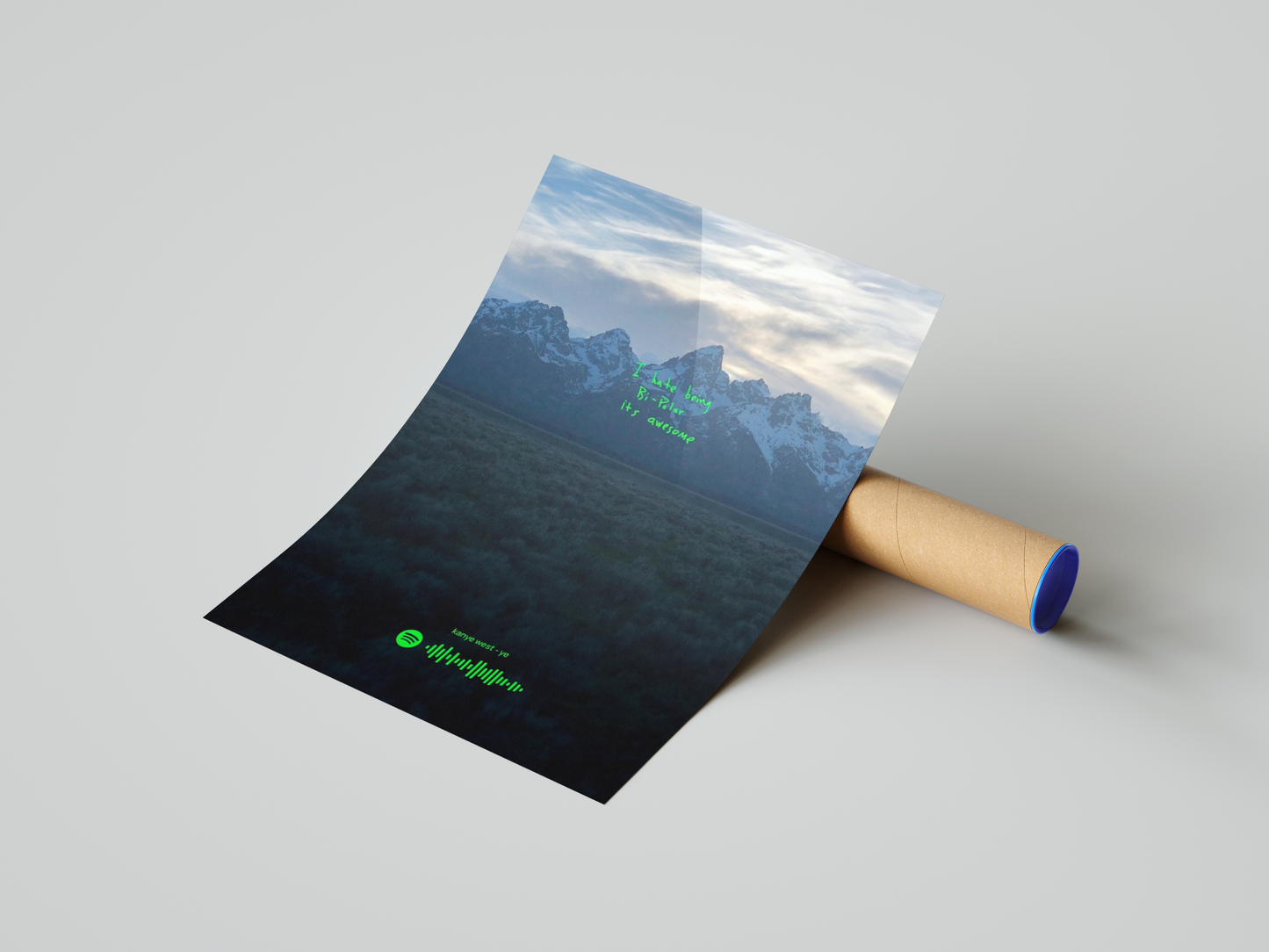 Kanye West 'Ye' Spotify Poster